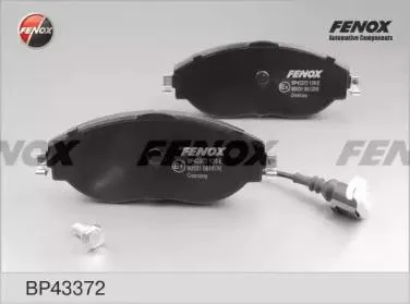 FENOX BP43372 Колодки торм.передние Seat Alha Mercedes ra, VW Sharan 1.42.0TSi2.0TDi 10>