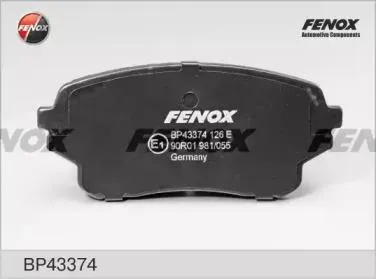 FENOX BP43374 Колодки торм.передние
