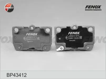 FENOX BP43412 Колодки торм. Lexus GS 3.0-4.6 05-IS 2.2-2.5 05- задние
