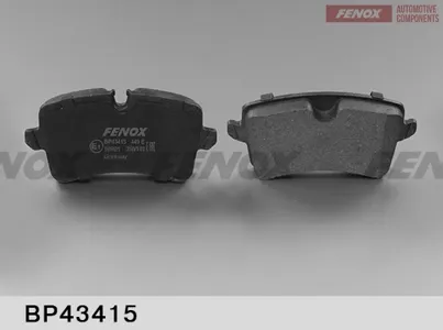 FENOX BP43415 Колодки торм. Audi A6 11-A7 10- задние с датч.