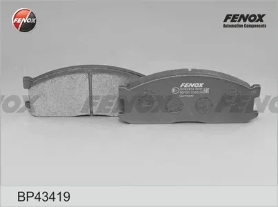 FENOX BP43419 Колодки торм.передние ASIA MOTORS HI-TOPIC AM 725 0693-1299 ASIA MOTORS HI-TOPIC Van 109