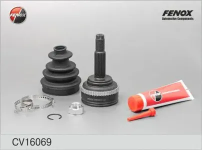 FENOX CV16069 ШРУС Chevrolet Aveo 1.4, 1.5 03-08, 08- с кольцом АБС 22/22шл, наружный, АБС 47 зуб