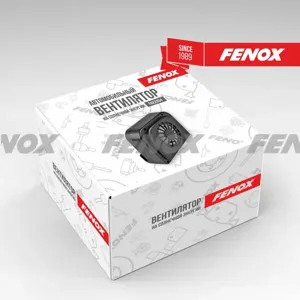FENOX FAE2004 Вентилятор для автомобиля на солнечной энергии 15*11 см FAE2004
