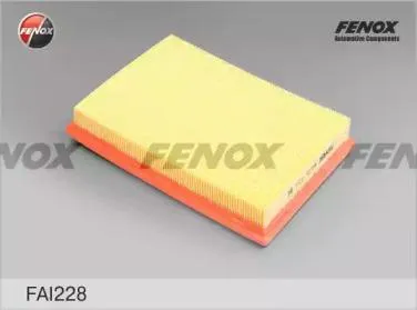 FENOX FAI228 Воздушный фильтр Ford Fiesta 95- 1.0-1.8, puma 97-02 1.4-1.7 Mazda 121 96-03 1.25, 1.3, 323 94-98