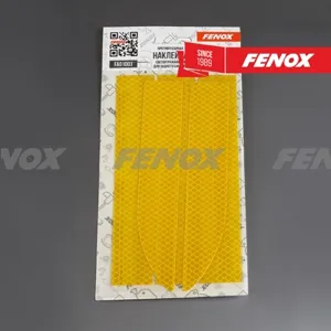 FENOX FAO1003 Наклейка противоударная светоотражающая, 5шт