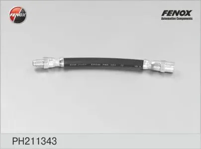 FENOX PH211343 Шланг тормозной перед. =859949=43.21111 [893611775A] Audi 8090,VW Golf Passat 80>L=185
