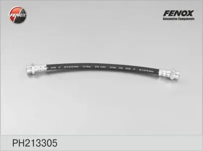 FENOX PH213305 Шланг тормозной задн. Mazda 626 1.6-2.0TD 80-93 L=295