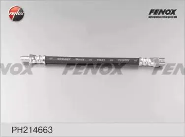 FENOX PH214663 Шланг тормозной задн. BMW E24-E36 1.8-2.5TD M20-M60 75> L=225 у суппорта