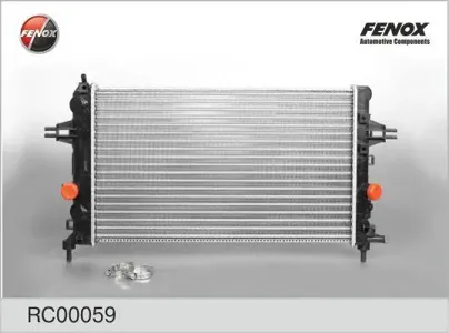 FENOX RC00059 Радиатор охлаждения 600x368x16 паяный