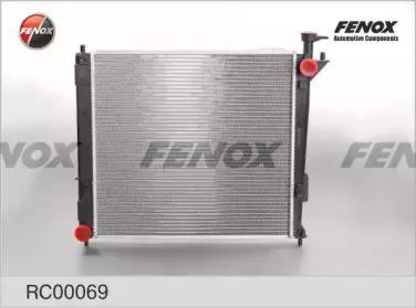 FENOX RC00069 Радиатор охлаждения Hyundai Santa Fe 2.0-2.2crdi 10- mt