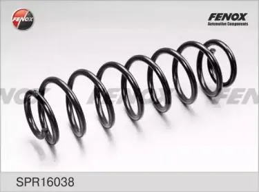 FENOX SPR16038 Пружина  подвески  задней