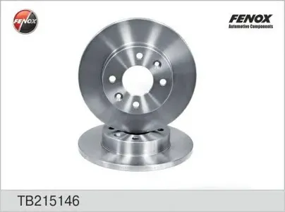 FENOX TB215146 Диск торм.перед. Renault Clio R19R21 1.2-1.9D 86>