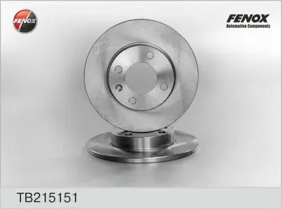 FENOX TB215151 Диск торм.пер Audi Seat VW