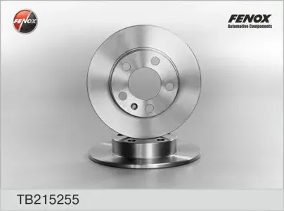 FENOX TB215255 Диск торм.задний Audi A2A3TT,VW Bora Golf 1.4-1.9TDi 96>