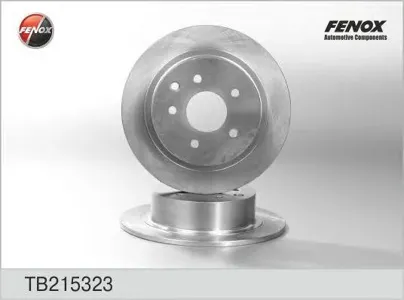 FENOX TB215323 Диск торм.задний Nissan Qashqai 1.6-2.0i1.5dCi-2.0dCi 07>