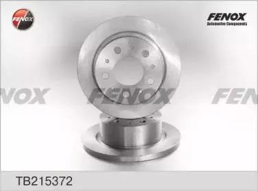FENOX TB215372 Диск тормозной зад лев,прав.