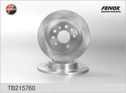 FENOX TB215760 Диск тормозной Opel Astra H 04- задн.