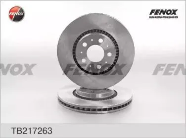 FENOX TB217263 Диск тормозной перед лев,прав.