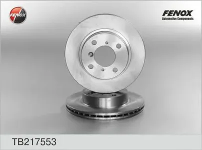 FENOX TB217553 Диск тормозной перед лев,прав.