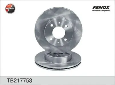 FENOX TB217753 Диск торм.перед. Hyundai Accent 1.3-1.6 94>