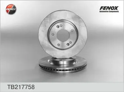 FENOX TB217758 Диск тормозной Hyundai Santa Fe 01- 276*26*5 перед.