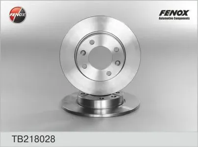 FENOX TB218028 Диск торм.задний Citroen Xsara, Peugeot 307 1.4-2.0HDi 01>