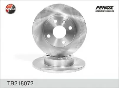 FENOX TB218072 Диск торм.задний Opel Corsa Tigra TwinTop 1.41.81.3 CDTi 04>