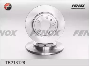FENOX TB218128 Диск тормозной Audi A4 04- задн.