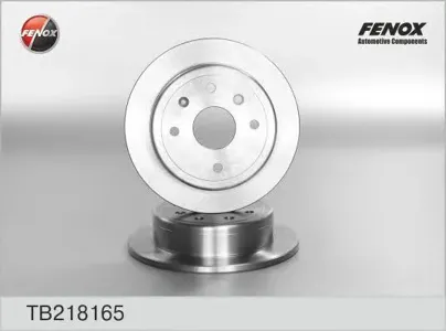 FENOX TB218165 Диск торм.задний Chevrolet Lacetti , Daewoo Nubira 1.41.61.8 03>
