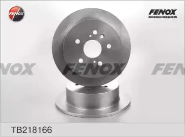 FENOX TB218166 Диск тормозной задний Lexus RX 300 03>