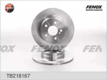 FENOX TB218167 Диск тормозной задн. MB W203204 1.8-3.0 07>