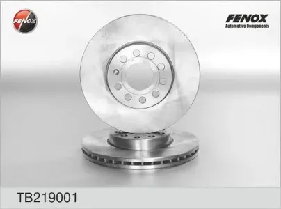 FENOX TB219001 TB219001 диск тормозной передний Audi A3, Skoda Octavia, VW Golf 1.6-2.0TDi 03>