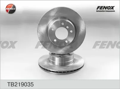 FENOX TB219035 Диск торм.перед. BMW E60-E61 2.0-3.0 03>