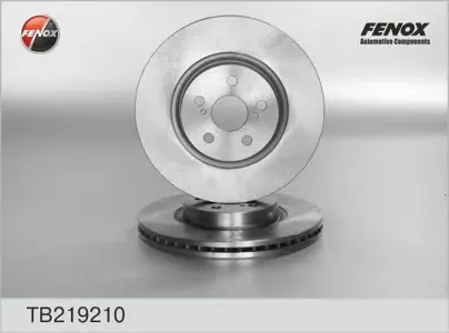 FENOX TB219210 Диск торм.перед. Toyota Avensis 2.0-2.42.0D-4D 03-08