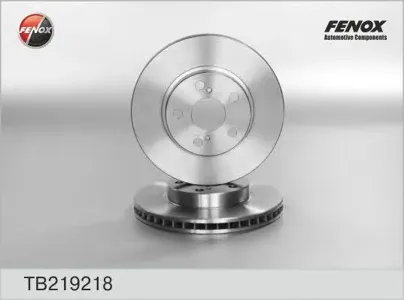 FENOX TB219218 Диск торм.перед. Toyota Carina 1.6 92-97