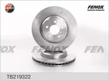 FENOX TB219322 Диск тормозной перед лев,прав.