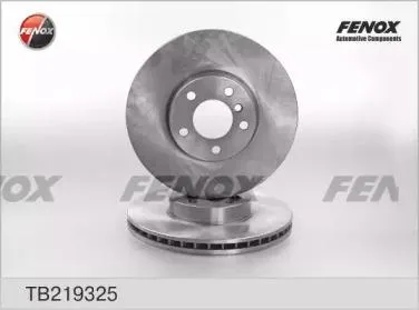 FENOX TB219325 Диск тормозной передн. BMW X5 3.0si 07>