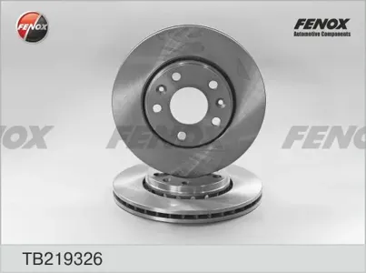 FENOX TB219326 Диск торм.перед. [280x24) Duster 1.5D 10>, Renault Megane 1.2-2.01.5D-1.9D 08>