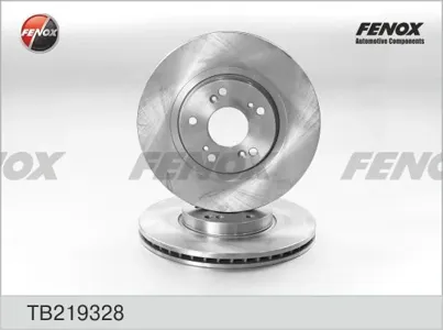 FENOX TB219328 Диск тормозной Honda Accord 2.0-2.2 08- передний вент.D=296мм.