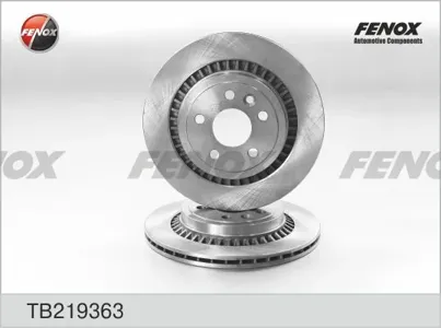 FENOX TB219363 Диск торм.задний 302x51x5 Volvo XC60 2.0-3.2 08>