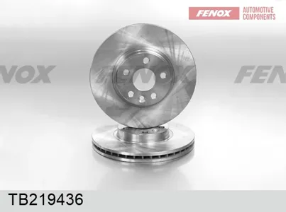 FENOX TB219436 Диск тормозной передний Ford Galaxy C-Max 1.8D-2.5, Volvo S60S80XC70 06>