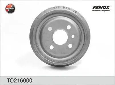 FENOX TO216000 Барабан тормозной Opel Astra Kadett Vectra 1.2-1.7D 91>