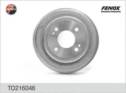 FENOX TO216046 Барабан тормозной Honda Accord CA 86-89 Civic 1.3-1.6i 16V EG 92>