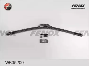 FENOX WB35200 Щетка стеклоочистителя 350 мм (14) бескаркасная (9 адаптеров)