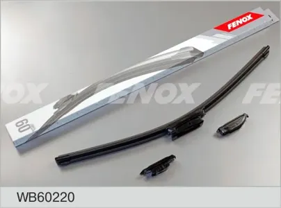 FENOX WB60220 Щетка стеклоочистителя 600 мм (24) бескаркасная (9 адаптеров)