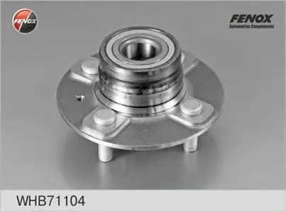 FENOX WHB71104 Подшипник ступицы   комплект задней со ступицей, без ABS Hyunday Accent 1.51.6 01-05