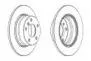 FERODO DDF1303C Диск торм.зад. BMW 1 (E81,E87) 04-11 280x10