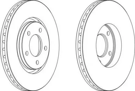 FERODO DDF1372 Диск тормозной 302x28 Chrysler