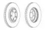 FERODO DDF1702C1 Диск тормозной Jaguar S-TYPE 99-FX 08-XJ 97-XK 96- передний вент.