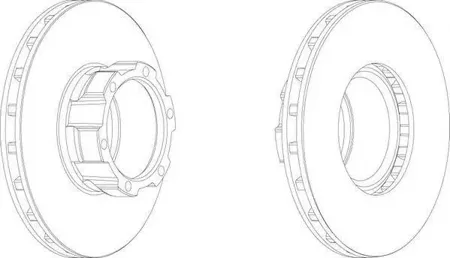 FERODO FCR162A Тормозной диск